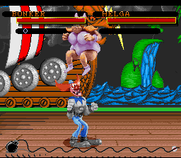 Clay Fighter (USA) In game screenshot